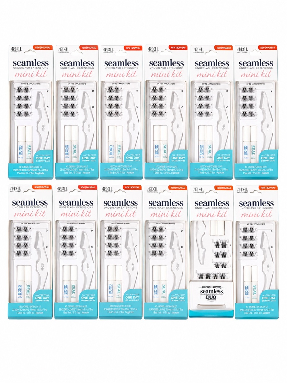 Ardell Seamless Mini Kit False Lashes - Whispies Set of 12
